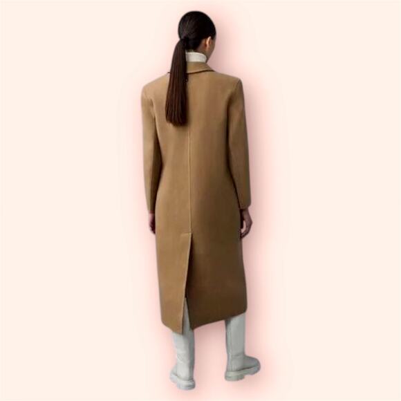 Mackage Wool Winter Coat Ruth Light Camel Size Med - Picture 2 of 5